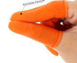 Disposable Anti-Skid Orange Finger Cots