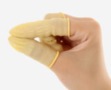 Disposable Anti-Static Yellow Finger Cots (Extra Thick)