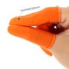 Disposable Anti-Skid Orange Finger Cots